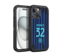 Head Case Designs sous Licence Officielle Inter Milan Federico Dimarco 2025/26 Joueurs Home Kit Étui Antichoc Ultra-Blindé Compatible avec Apple iPhone 15