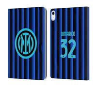 Head Case Designs sous Licence Officielle Inter Milan Federico Dimarco 2025/26 Joueurs Home Kit Étui Portefeuille en Cuir Compatible avec Apple iPad 10.9 2022/2025