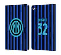 Head Case Designs sous Licence Officielle Inter Milan Federico Dimarco 2025/26 Joueurs Home Kit Étui Portefeuille en Cuir Compatible avec Apple iPad Air 2 (2014)