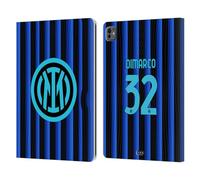 Head Case Designs sous Licence Officielle Inter Milan Federico Dimarco 2025/26 Joueurs Home Kit Étui Portefeuille en Cuir Compatible avec Apple iPad Pro 13 M4 2024