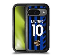 Head Case Designs sous Licence Officielle Inter Milan Lautaro Martínez 2024/25 Joueurs Home Kit Étui Antichoc Ultra-Blindé Compatible avec Google Pixel 9 / Pixel 9 Pro