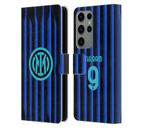 Head Case Designs sous Licence Officielle Inter Milan Marcus Thuram 2025/26 Joueurs Home Kit Étui Portefeuille en Cuir Compatible avec Samsung Galaxy S23 Ultra 5G
