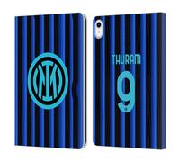 Head Case Designs sous Licence Officielle Inter Milan Marcus Thuram 2025/26 Joueurs Home Kit Étui Portefeuille en Cuir Compatible avec Apple iPad 10.9 2022/2025