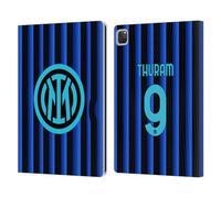 Head Case Designs sous Licence Officielle Inter Milan Marcus Thuram 2025/26 Joueurs Home Kit Étui Portefeuille en Cuir Compatible avec Apple iPad Pro 12.9 2020/2021/2022