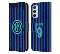 Head Case Designs sous Licence Officielle Inter Milan Marcus Thuram 2025/26 Joueurs Home Kit Étui Portefeuille en Cuir Compatible avec Samsung Galaxy M15/F15 5G