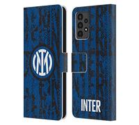 Head Case Designs sous Licence Officielle Inter Milan Mot-Symbole Serpent Modèles Étui Portefeuille en Cuir Compatible avec Samsung Galaxy A13 (2022)