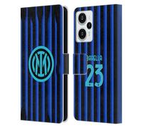 Head Case Designs sous Licence Officielle Inter Milan Nicolò Barella 2025/26 Joueurs Home Kit Étui Portefeuille en Cuir Compatible avec Xiaomi Redmi Note 12T