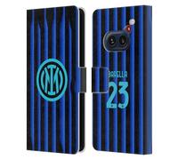 Head Case Designs sous Licence Officielle Inter Milan Nicolò Barella 2025/26 Joueurs Home Kit Étui Portefeuille en Cuir Compatible avec Nothing Phone (2a)