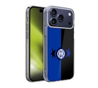 Head Case Designs sous Licence Officielle Inter Milan Noir & Bleu IM 2Stars Coque en Gel [Protection de Qualité Militaire] Compatible avec Apple iPhone 17 Pro Max