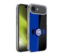 Head Case Designs sous Licence Officielle Inter Milan Noir & Bleu IM 2Stars Coque en Gel [Protection de Qualité Militaire] Compatible avec Apple iPhone 17 Air