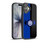Head Case Designs sous Licence Officielle Inter Milan Noir & Bleu IM 2Stars Coque en Gel renforcée [Protection de Qualité Militaire] Compatible avec Apple iPhone 17