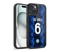 Head Case Designs sous Licence Officielle Inter Milan Stefan de Vrij 2021/22 Joueurs Home Kit Coque en Gel renforcée [Protection de Qualité Militaire] Compatible avec Apple iPhone 15