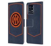 Head Case Designs sous Licence Officielle Inter Milan Troisième Kit D'écusson 2025/26 Étui Portefeuille en Cuir Compatible avec Moto Edge 40 Pro/Plus 2023