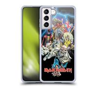 Head Case Designs sous Licence Officielle Iron Maiden Best of Beast Art Coque en Gel [Protection de Qualité Militaire] Compatible avec Samsung Galaxy S21+ 5G Et Compatible avec MagSafe