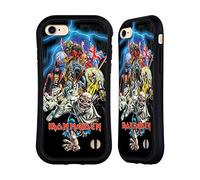 Head Case Designs sous Licence Officielle Iron Maiden Best of Beast Art Coque Hybride Compatible avec Apple iPhone 7/8 / SE 2020 & 2022