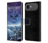 Head Case Designs sous Licence Officielle Iron Maiden Brave New World Couvertures D'Album Étui Portefeuille en Cuir Compatible avec Apple iPhone 17 Air