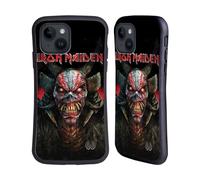 Head Case Designs sous Licence Officielle Iron Maiden Coque pour l'arrière Mort Serpent Senjutsu Coque Hybride Compatible avec Apple iPhone 15