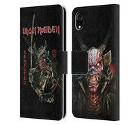 Head Case Designs sous Licence Officielle Iron Maiden Couverture d'Album Senjutsu Étui Portefeuille en Cuir Compatible avec Apple iPhone XR