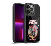 Head Case Designs sous Licence Officielle Iron Maiden England Tours Coque en Gel renforcée [Protection de Qualité Militaire] Compatible avec Apple iPhone 13 Pro