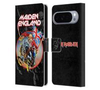Head Case Designs sous Licence Officielle Iron Maiden England Tours Étui Portefeuille en Cuir Compatible avec Google Pixel 10 Pro XL