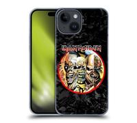 Head Case Designs sous Licence Officielle Iron Maiden Evolution Art Coque Dure pour l'arrière Compatible avec Apple iPhone 15