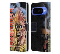 Head Case Designs sous Licence Officielle Iron Maiden First Art Étui Portefeuille en Cuir Compatible avec Google Pixel 10