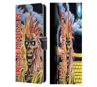 Head Case Designs sous Licence Officielle Iron Maiden First Art Étui Portefeuille en Cuir Compatible avec Samsung Galaxy S25 FE
