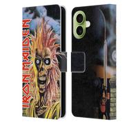 Head Case Designs sous Licence Officielle Iron Maiden First Art Étui Portefeuille en Cuir Compatible avec Apple iPhone 17