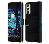 Head Case Designs sous Licence Officielle Iron Maiden FOTD Couvertures D'Album Étui Portefeuille en Cuir Compatible avec Samsung Galaxy A14 5G