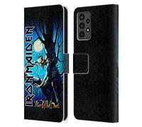 Head Case Designs sous Licence Officielle Iron Maiden FOTD Couvertures D'Album Étui Portefeuille en Cuir Compatible avec Samsung Galaxy A13 (2022)