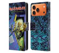 Head Case Designs sous Licence Officielle Iron Maiden No Prayer Couvertures D'Album Étui Portefeuille en Cuir Compatible avec Apple iPhone 17 Pro Max