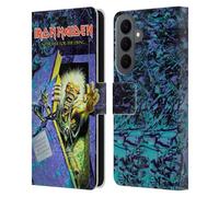 Head Case Designs sous Licence Officielle Iron Maiden No Prayer Couvertures D'Album Étui Portefeuille en Cuir Compatible avec Samsung Galaxy S26 Plus