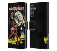 Head Case Designs sous Licence Officielle Iron Maiden NOTB Couvertures D'Album Étui Portefeuille en Cuir Compatible avec Samsung Galaxy A15