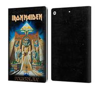 Head Case Designs sous Licence Officielle Iron Maiden Powerslave Couvertures D'Album Étui Portefeuille en Cuir Compatible avec Apple iPad 10.2 2019/2020/2021
