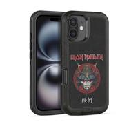 Head Case Designs sous Licence Officielle Iron Maiden Samouraï Eddie Vie Serpent Senjutsu Étui Antichoc Ultra-Blindé Compatible avec Apple iPhone 16