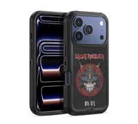 Head Case Designs sous Licence Officielle Iron Maiden Samouraï Eddie Vie Serpent Senjutsu Étui Antichoc Ultra-Blindé Compatible avec Apple iPhone 17 Pro Max
