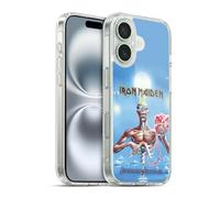 Head Case Designs sous Licence Officielle Iron Maiden SSOSS Couvertures D'Album Coque en Gel [Protection de Qualité Militaire] Compatible avec Apple iPhone 16 Et Compatible avec MagSafe
