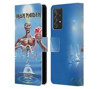 Head Case Designs sous Licence Officielle Iron Maiden SSOSS Couvertures D'Album Étui Portefeuille en Cuir Compatible avec Galaxy A52 / A52s / 5G (2021)