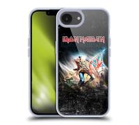 Head Case Designs sous Licence Officielle Iron Maiden Trooper 2016 Art Coque en Gel [Protection de Qualité Militaire] Compatible avec Apple iPhone 16e Et Compatible avec MagSafe