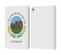 Head Case Designs sous Licence Officielle Jack Harlow Badge Come Home Graphiques Étui Portefeuille en Cuir Compatible avec Apple iPad Air 13 2024/2025