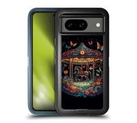 Head Case Designs sous Licence Officielle JK Stewart Carrousel Dark Knight Garden Graphismes Étui Antichoc Ultra-Blindé Compatible avec Google Pixel 8