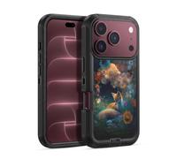 Head Case Designs sous Licence Officielle JK Stewart Fox Art Étui Antichoc Ultra-Blindé Compatible avec Apple iPhone 18 Pro
