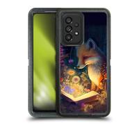 Head Case Designs sous Licence Officielle JK Stewart Fox Reading Art Étui Antichoc Ultra-Blindé Compatible avec Samsung Galaxy A53 5G (2022)