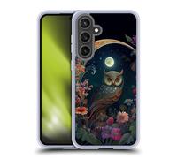Head Case Designs sous Licence Officielle JK Stewart Hibou Art Clé Coque en Gel [Protection de Qualité Militaire] Compatible avec Samsung Galaxy S24 FE Et Compatible avec MagSafe