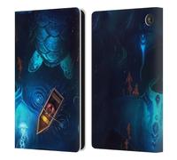 Head Case Designs sous Licence Officielle Jonas JoJoesArt Jödicke Pêche De Nuit Faune Et Flore 2 Étui Portefeuille en Cuir Compatible avec Amazon Fire 7 2022