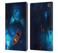 Head Case Designs sous Licence Officielle Jonas JoJoesArt Jödicke Pêche De Nuit Faune Et Flore 2 Étui Portefeuille en Cuir Compatible avec Amazon Fire Max 11 2023