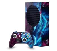 Head Case Designs Sous Licence Officielle Jonas "JoJoesArt" Jödicke Wolf Galaxy Mix Art Enveloppement De Console De Jeu Et Skins Pour Manette compatible avec Xbox Series S Console & Controller Bundle