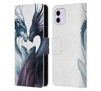 Head Case Designs sous Licence Officielle Jonas JoJoesArt Jödicke Yin Et Dragons Yang Faune Et Flore 2 Étui Portefeuille en Cuir Compatible avec Apple iPhone 11