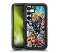 Head Case Designs sous Licence Officielle Justice League DC Comics #100 Variante Art Bande dessinée Teen Titans Étui Antichoc Ultra-Blindé Compatible avec Samsung Galaxy S24 5G
