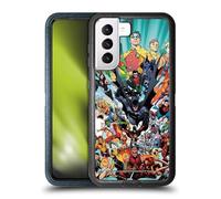 Head Case Designs sous Licence Officielle Justice League DC Comics #100 Variante Art Bande dessinée Teen Titans Étui Antichoc Ultra-Blindé Compatible avec Samsung Galaxy S21 5G